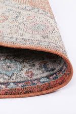 Clara Brentwood Transitional Rust Round Rug - The Rugs