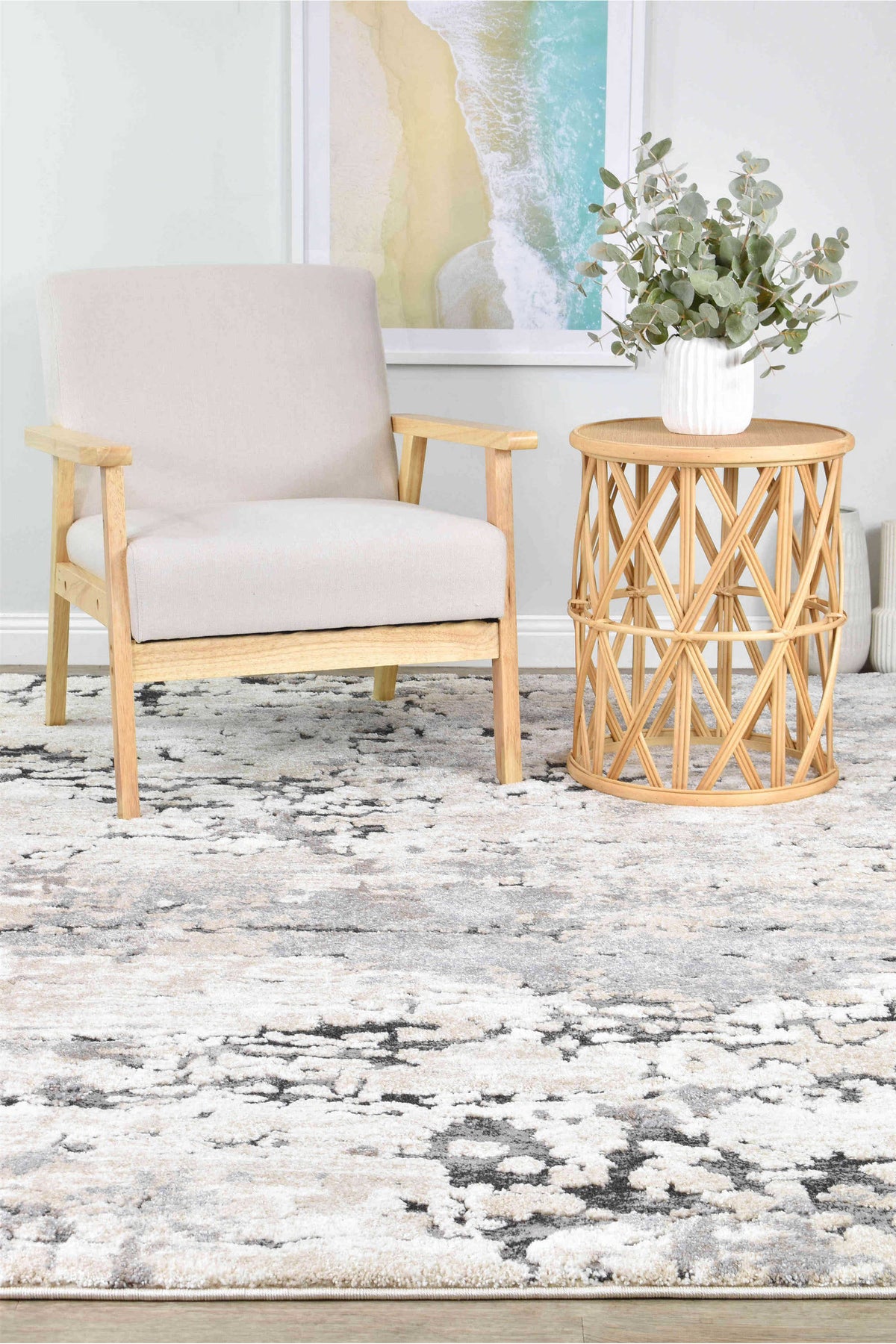 Urban Chic Grey Grey Tapestry Rug, [cheapest rugs online], [au rugs], [rugs australia]