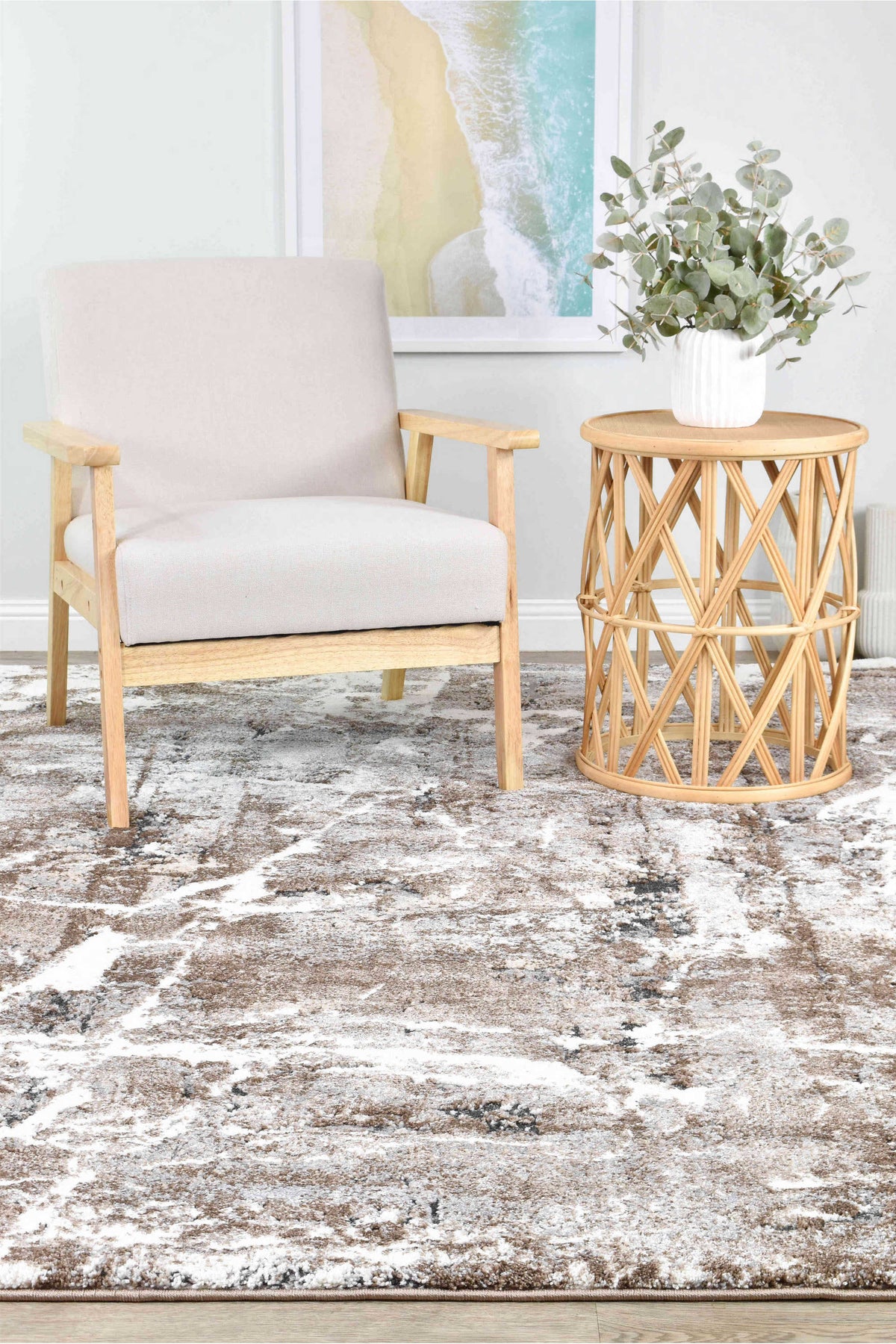 Urban Chic Brown Land Tapestry Rug, [cheapest rugs online], [au rugs], [rugs australia]