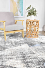 Urban Chic Blue Charcoal Tapestry Rug, [cheapest rugs online], [au rugs], [rugs australia]
