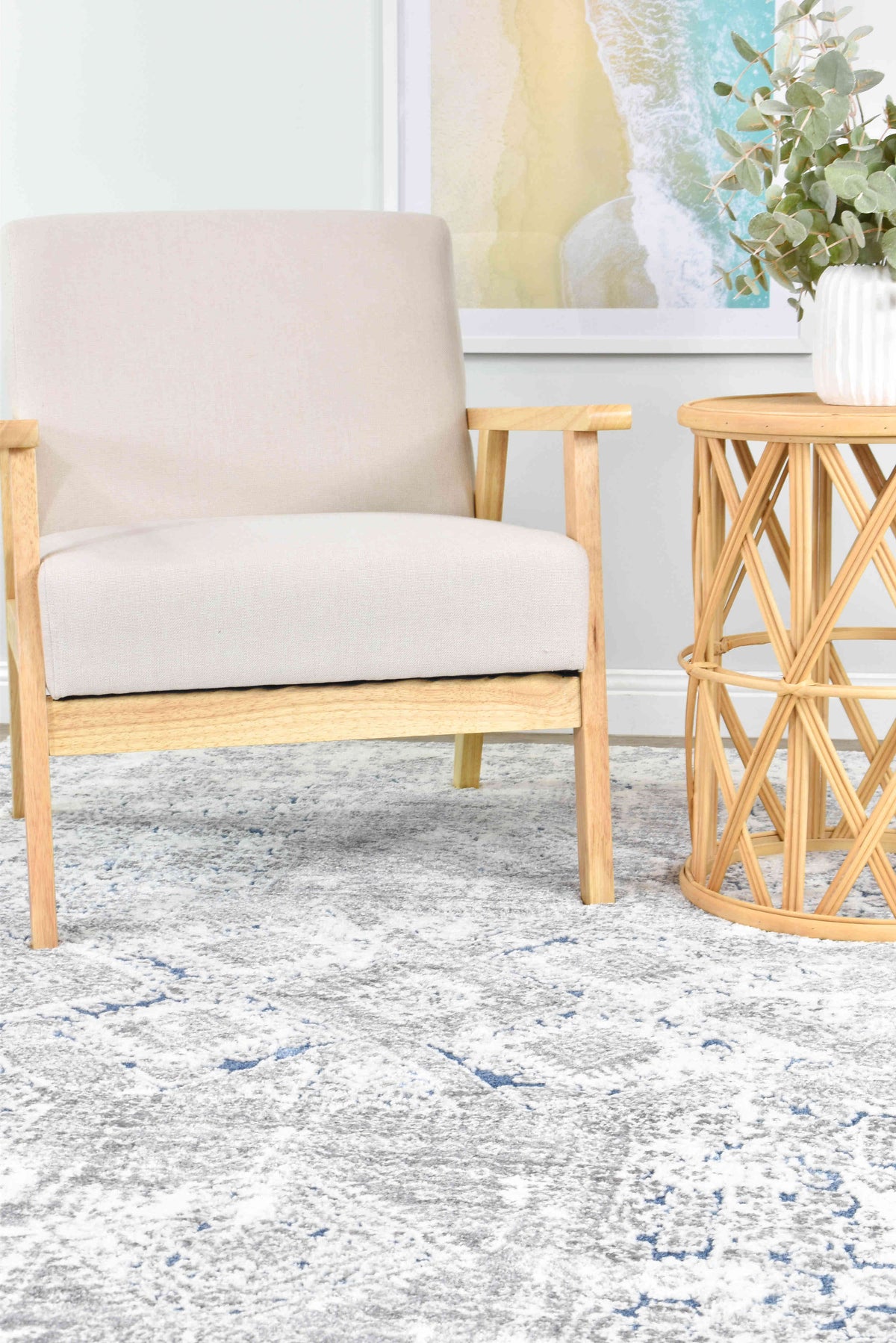 Urban Chic Grey Blue Tapestry Rug, [cheapest rugs online], [au rugs], [rugs australia]