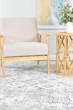 Urban Chic Grey Blue Tapestry Rug, [cheapest rugs online], [au rugs], [rugs australia]