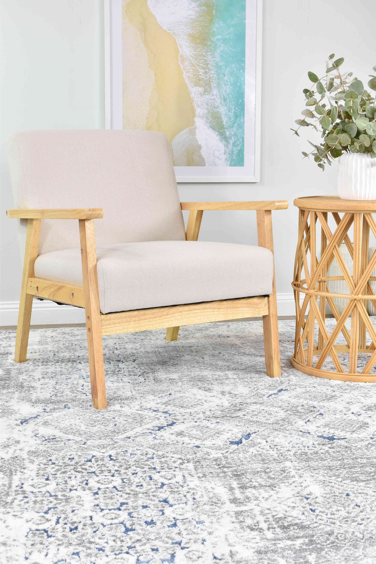 Urban Chic Grey Blue Tapestry Rug, [cheapest rugs online], [au rugs], [rugs australia]