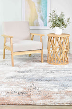 Urban Chic Orange Rust Blue Tapestry Rug, [cheapest rugs online], [au rugs], [rugs australia]