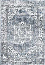 Shop Abbot Blue Traditional Rug | The Rugs
