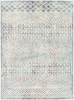 Ziva Multi Blue Geometric Rug - The Rugs