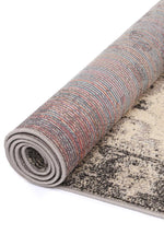 Ziva Beige Black Traditional Rug - The Rugs