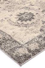 Ziva Beige Black Traditional Rug - The Rugs