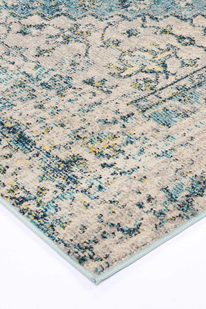 Ziva Blue Transitional Rug - The Rugs