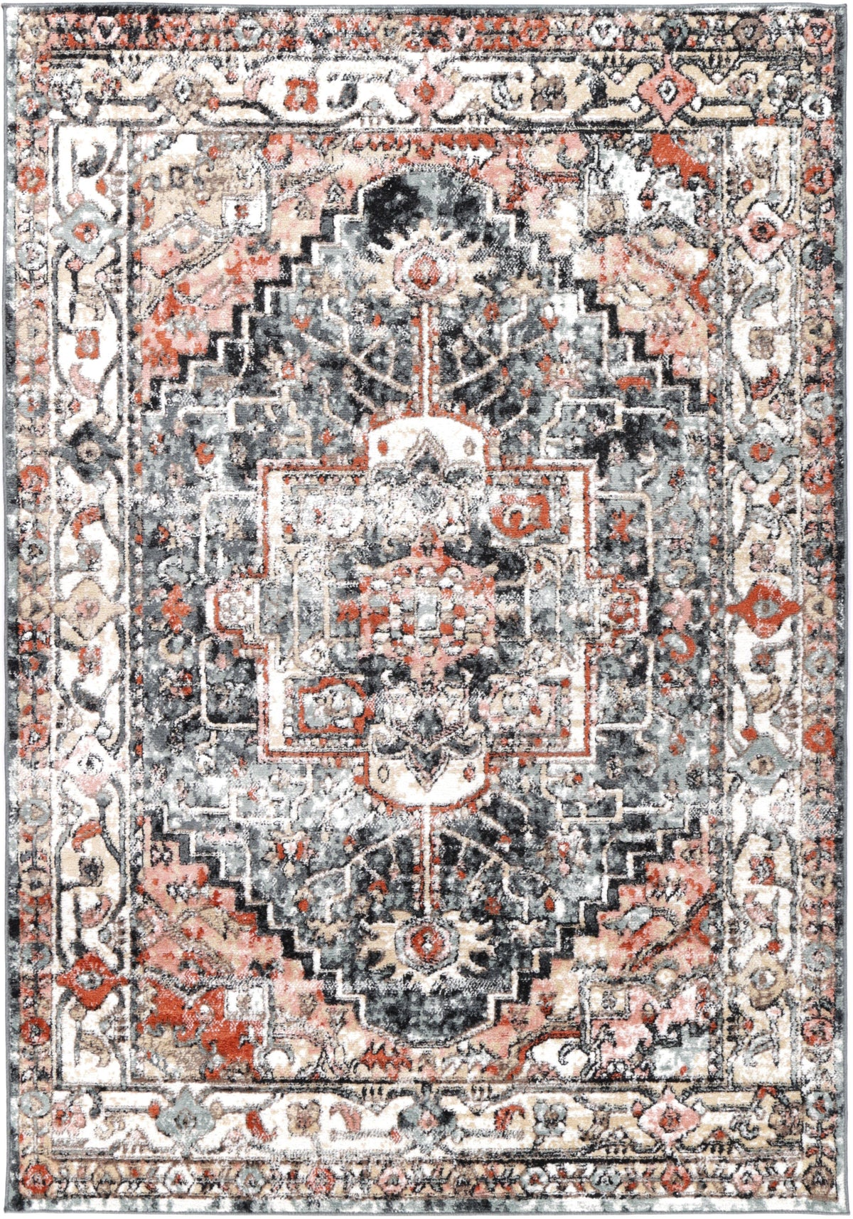 Top Abbot Traditional Charcoal Rugs | The Rugs