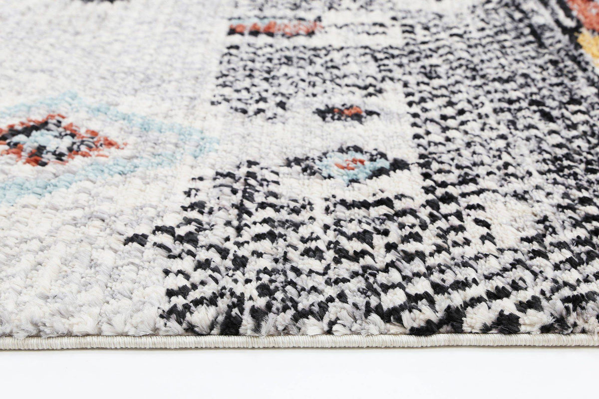 Pandora Boho Moroccan Meknes Silver Rug - The Rugs