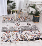 Pandora Boho Moroccan Meknes Silver Rug - The Rugs