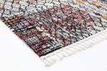 Pandora Boho Moroccan Fes Silver Pink Rug - The Rugs