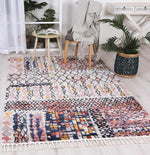 Pandora Boho Moroccan Fes Silver Pink Rug - The Rugs
