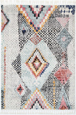 Pandora Boho Moroccan Marrakesh White Rug - The Rugs