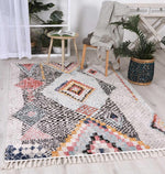 Pandora Boho Moroccan Marrakesh White Rug - The Rugs