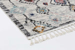 Pandora Boho Moroccan Taza White Rug - The Rugs