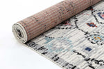 Pandora Boho Moroccan Taza White Rug - The Rugs