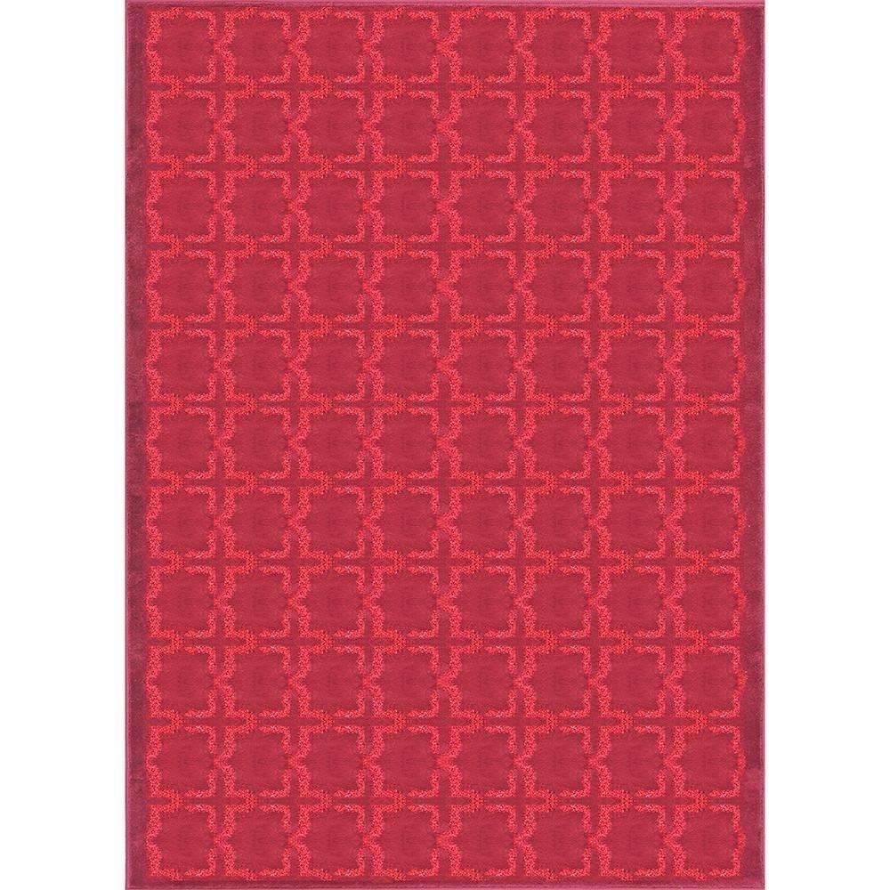 Alpha Modern Collection 4934A Red Rug, [cheapest rugs online], [au rugs], [rugs australia]