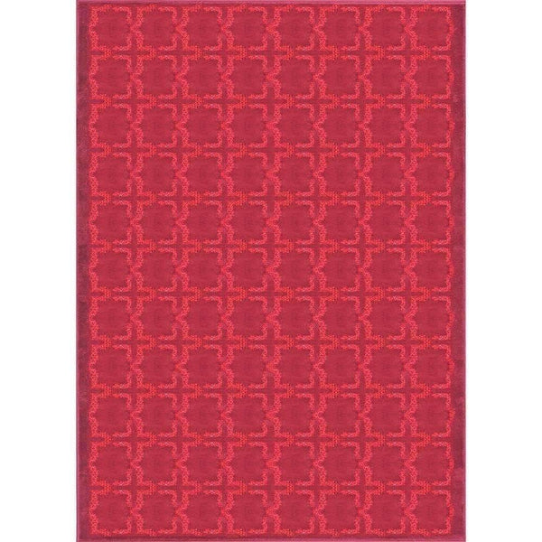 Alpha Modern Collection 4934A Red Rug, [cheapest rugs online], [au rugs], [rugs australia]