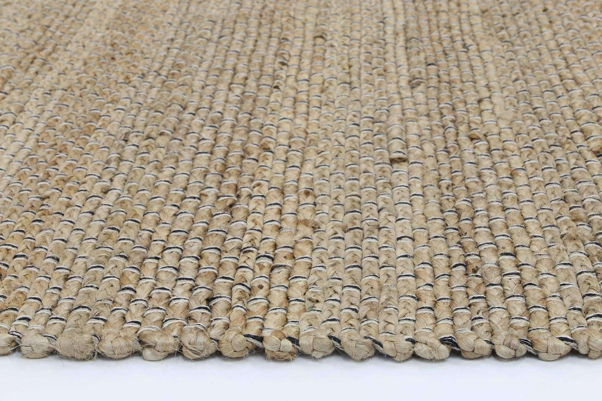 Calypso Natural Basket Weave Black Jute Rug, [cheapest rugs online], [au rugs], [rugs australia]