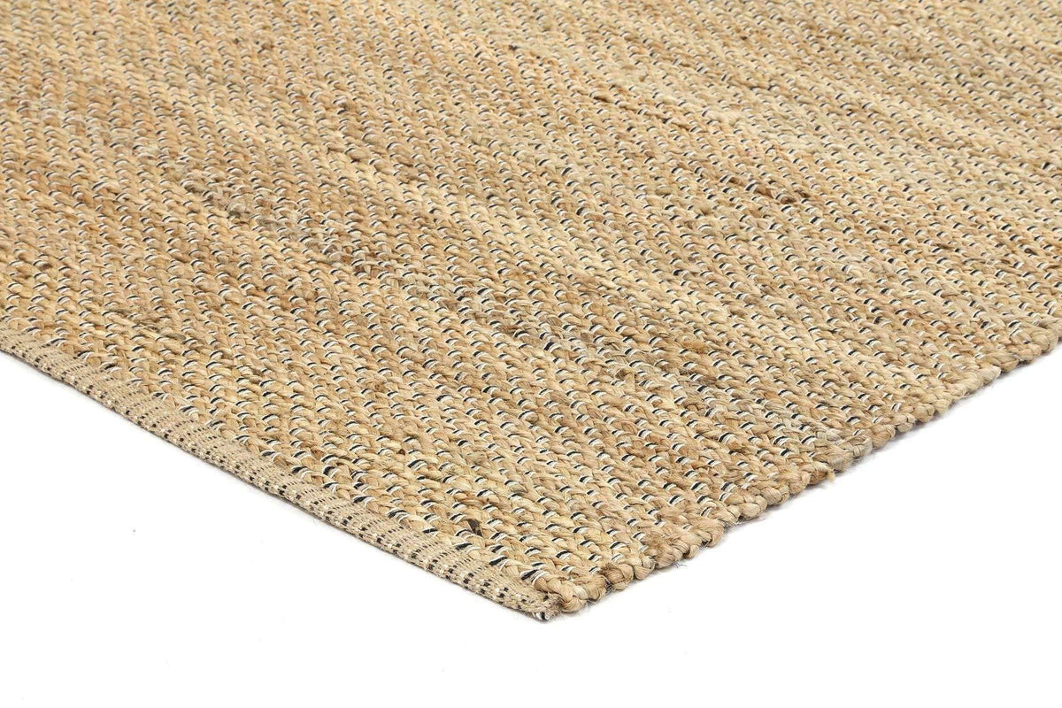 Calypso Natural Basket Weave Black Jute Rug, [cheapest rugs online], [au rugs], [rugs australia]