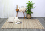 Calypso Natural Basket Weave Blue Jute Rug, [cheapest rugs online], [au rugs], [rugs australia]