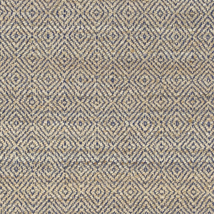 Calypso Navy Jute Diamonds Flat Weave Rug, [cheapest rugs online], [au rugs], [rugs australia]