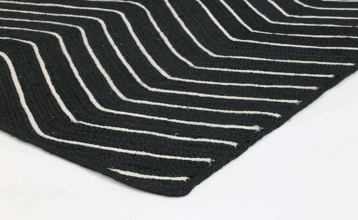 Cameron Natural Chevron Black Rug, [cheapest rugs online], [au rugs], [rugs australia]