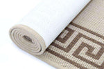 Capella Beige Bordered Patterned Rug, [cheapest rugs online], [au rugs], [rugs australia]