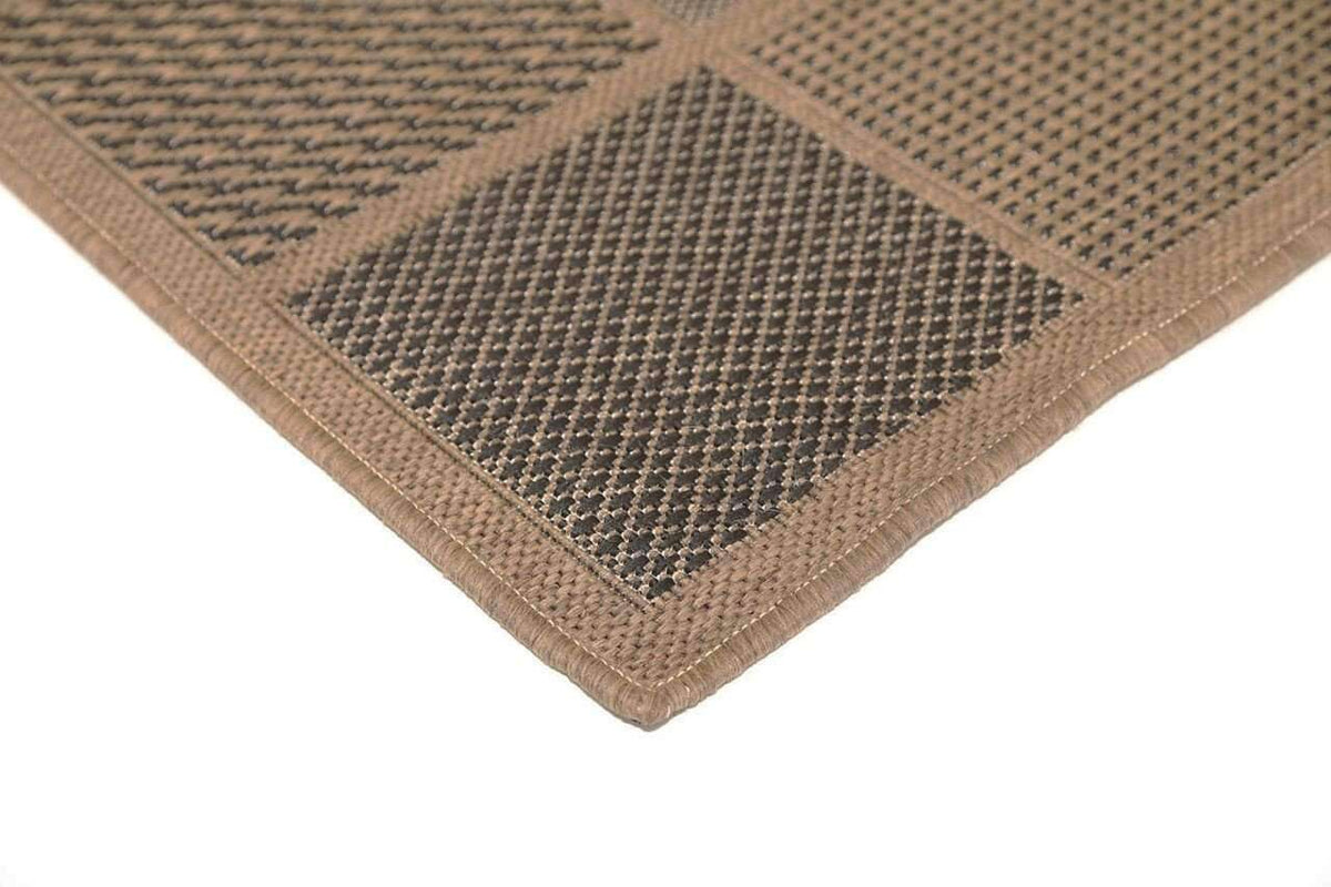Capella Beige Patchwork Square Shape Patterned Ikat Rug, [cheapest rugs online], [au rugs], [rugs australia]