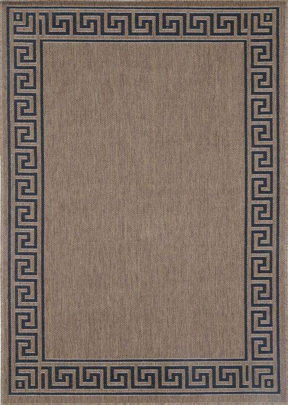 Capella Brown Beige Bordered Patterned Rug, [cheapest rugs online], [au rugs], [rugs australia]