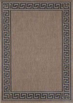 Capella Brown Beige Bordered Patterned Rug, [cheapest rugs online], [au rugs], [rugs australia]