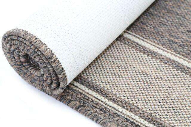Capella Brown Beige Outdoor Bordered Rug, [cheapest rugs online], [au rugs], [rugs australia]