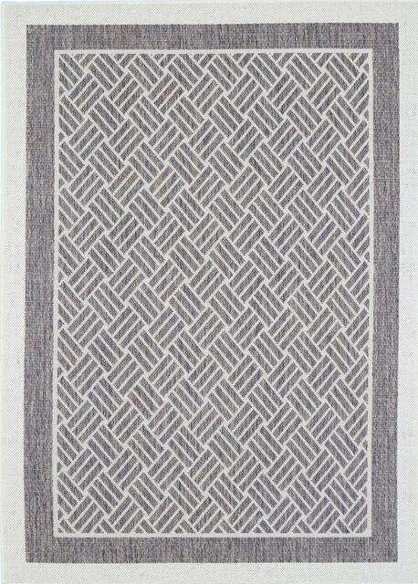 Capella Cream Geometric Ikat Bordered Rug, [cheapest rugs online], [au rugs], [rugs australia]