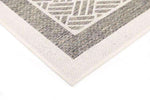 Capella Cream Geometric Ikat Bordered Rug, [cheapest rugs online], [au rugs], [rugs australia]