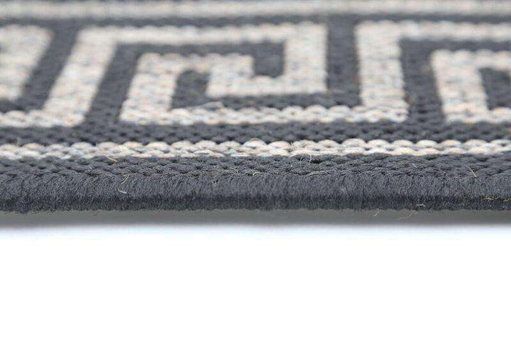 Capella Grey Bordered Patterned Rug, [cheapest rugs online], [au rugs], [rugs australia]