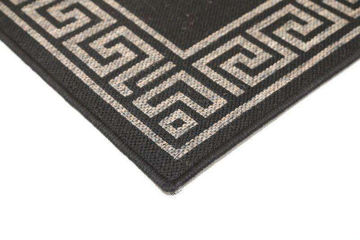 Capella Grey Bordered Patterned Rug, [cheapest rugs online], [au rugs], [rugs australia]