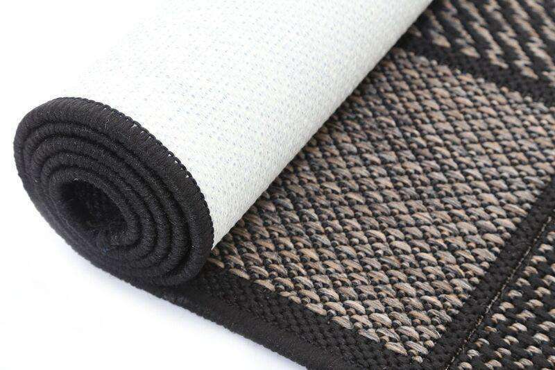 Capella Grey Square Shape Patterned Ikat Rug, [cheapest rugs online], [au rugs], [rugs australia]