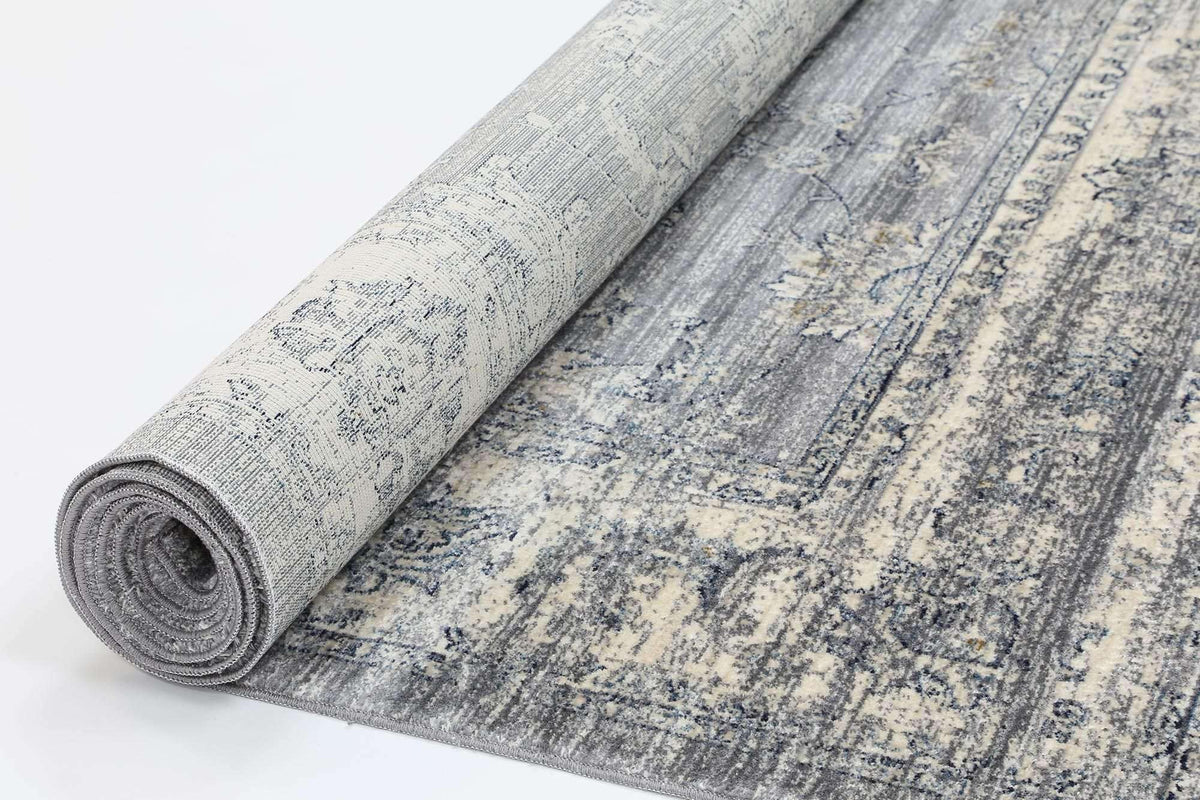 Casper Classic Border Transitional Design Grey Rug, [cheapest rugs online], [au rugs], [rugs australia]