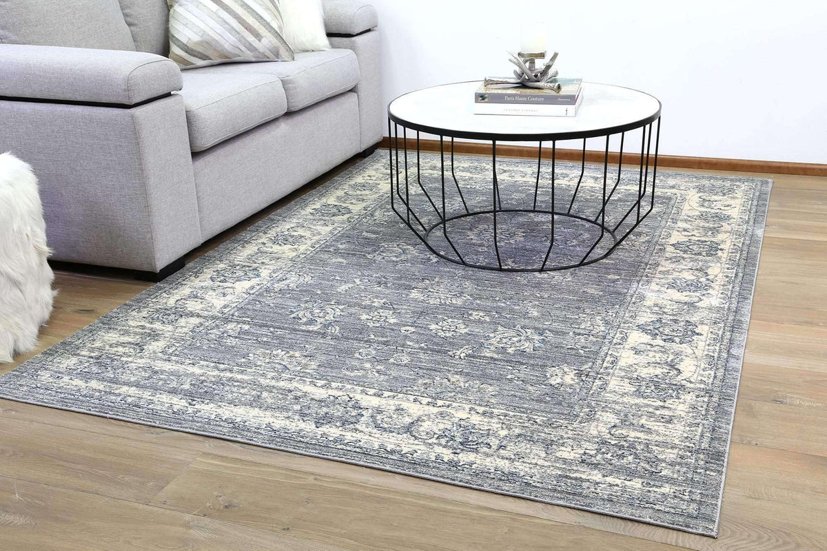 Casper Classic Border Transitional Design Grey Rug, [cheapest rugs online], [au rugs], [rugs australia]
