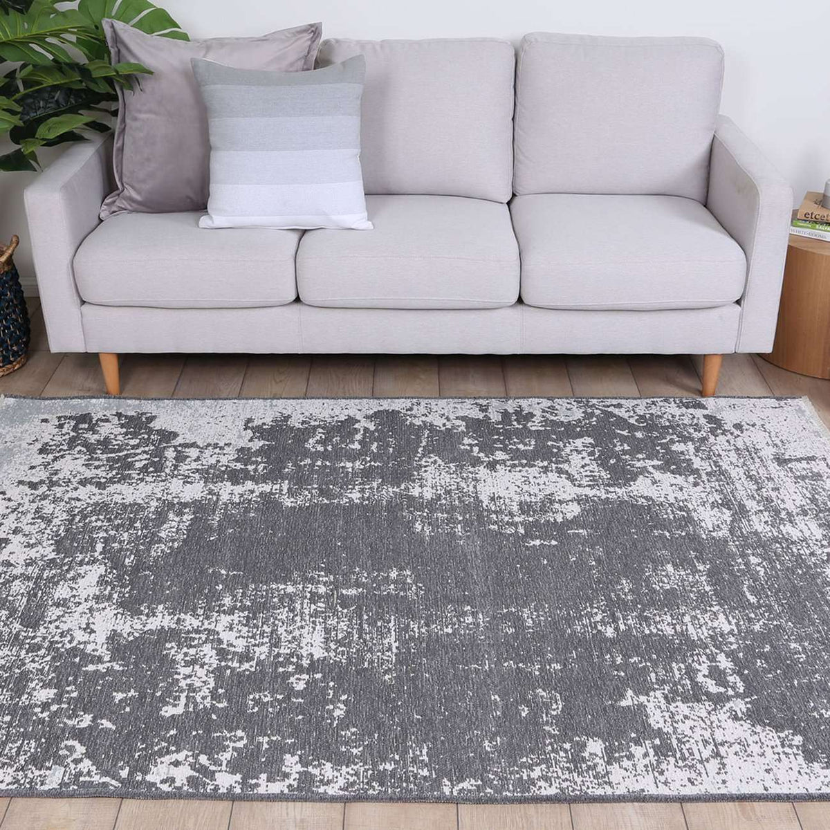 Century Abstract Fully Reversible Rug Grey, [cheapest rugs online], [au rugs], [rugs australia]