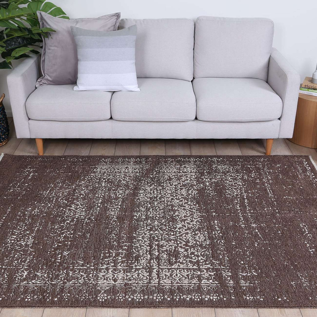 Century Distressed Fully Reversible Rug Beige, [cheapest rugs online], [au rugs], [rugs australia]
