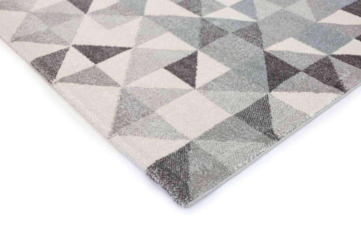 Divinity Triangle Blue Grey Modern Rug, [cheapest rugs online], [au rugs], [rugs australia]