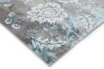 Dreamscape Grey And Blue Floral Pattern Rug, [cheapest rugs online], [au rugs], [rugs australia]