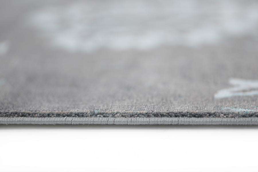 Dreamscape Grey And Blue Floral Pattern Rug, [cheapest rugs online], [au rugs], [rugs australia]