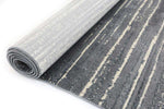 Dreamscape Grey Stripes Silk Design Rug, [cheapest rugs online], [au rugs], [rugs australia]