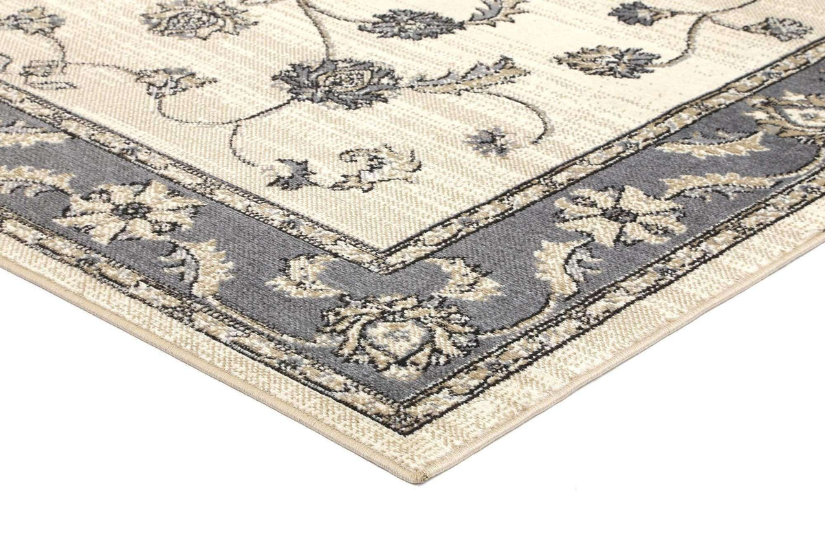 Eden Cream and Grey Traditional Rug, [cheapest rugs online], [au rugs], [rugs australia]