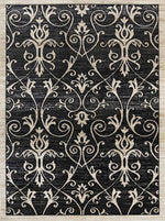 Eden Grey and Beige Ikat Abstract Vines Rug, [cheapest rugs online], [au rugs], [rugs australia]