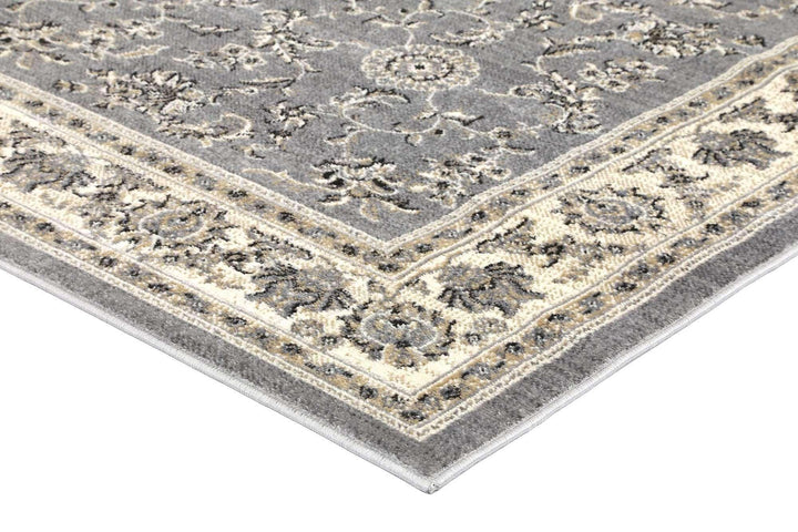 Eden Grey and Cream Traditional Boarder Rug, [cheapest rugs online], [au rugs], [rugs australia]